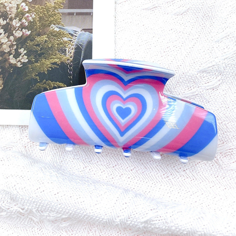 Wholesale Valentine's Day Love 8.7CM Acrylic Hair Clip